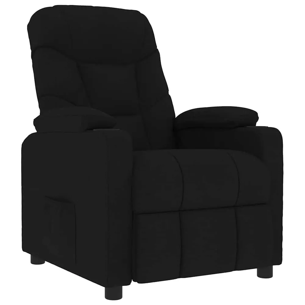 Massagestoel stof zwart Complete Kit