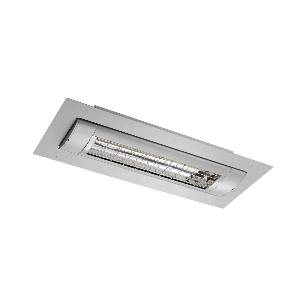 Compact Solamagic Terrasverwarmer D3 plafondinbouw donkerstraler 2000W Aerospace titaan