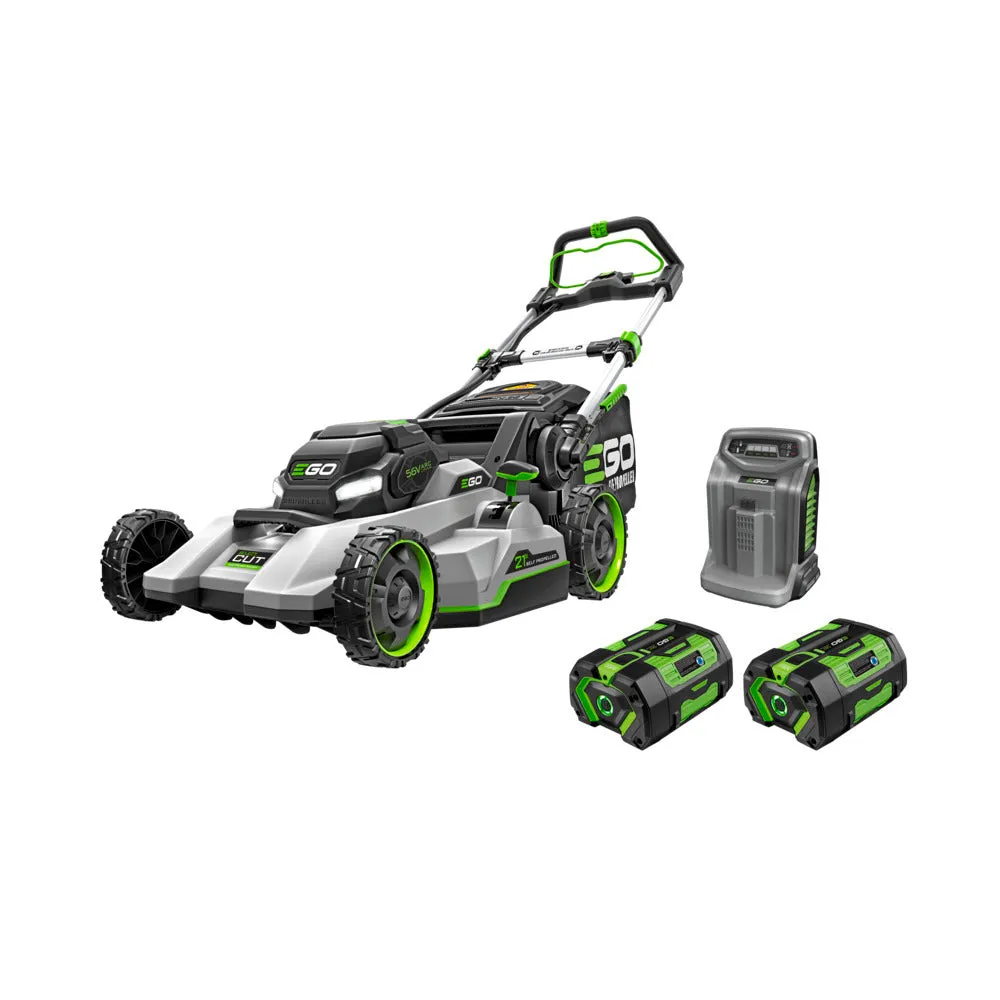 Cordless EGO Power+ LM2134SP-2 21" Select Cut™ Mower Touch Drive™ SelfPropelled Technology 2 x 6.0Ah Batteries and 550W Vl...