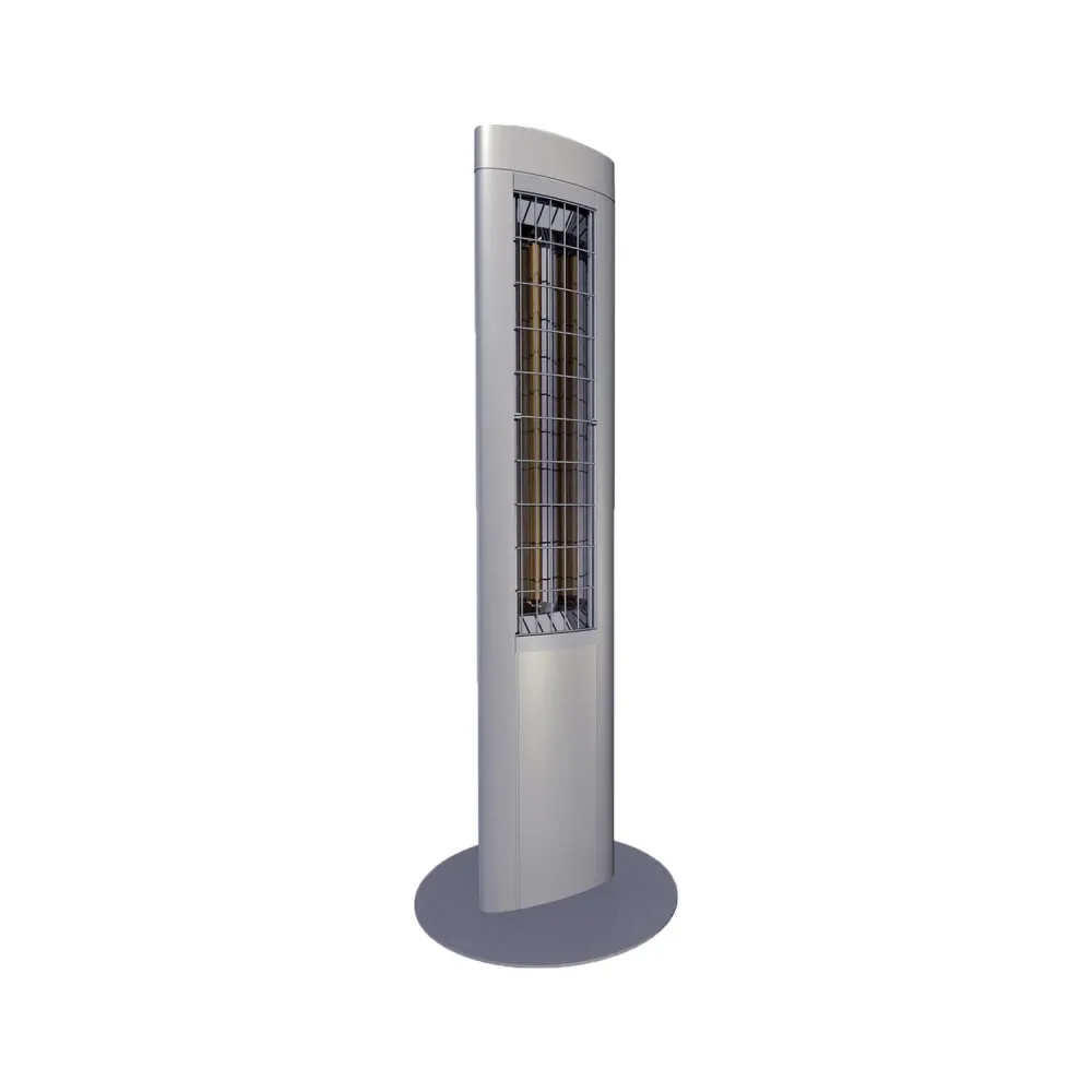 Solamagic Terrasverwarmer Z1 1400W Uitgelezen infraroodstraler staand Titanium