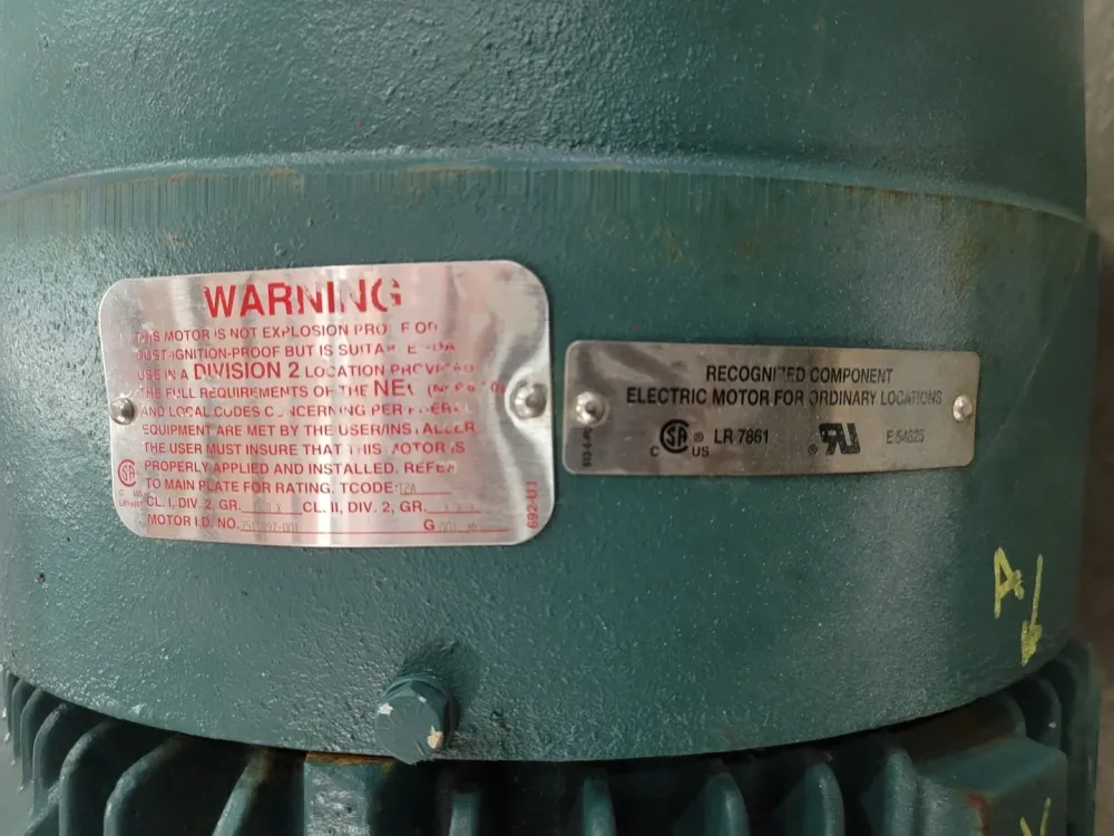 Enkelfasige 30 hp, 460 volts, 3540 rpm, 286LPH Electric Motor