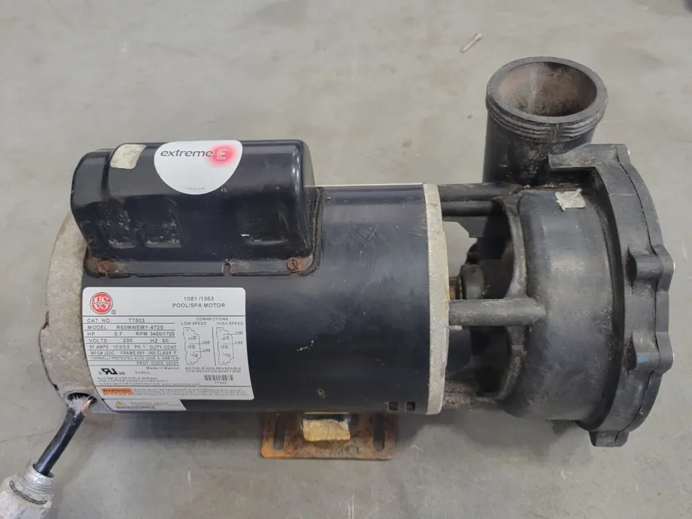 Regelbare 230 volts, 3450/1725 rpm, 56Y Electric Motor