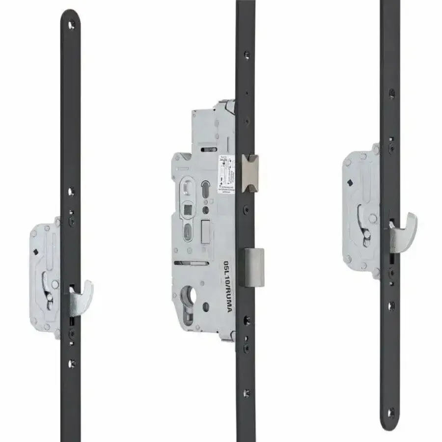 HMB serie 004 meerpuntssluiting cilinderbediend NOIR SKG3 - doornmaat 55 mm - 1950 mm - PC 72 - 500310Z