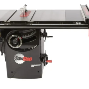 SAWSTOP Bedrijfsmatig Cabinet Saw PCS™ 1.75HP 120V 60Hz 36" Professional T-Glide Fence System