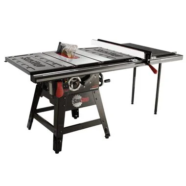 SAWSTOP Contractor Saw CNS™ 1.75HP 120V 60Hz 36" Vakkundig T-Glide Fence System