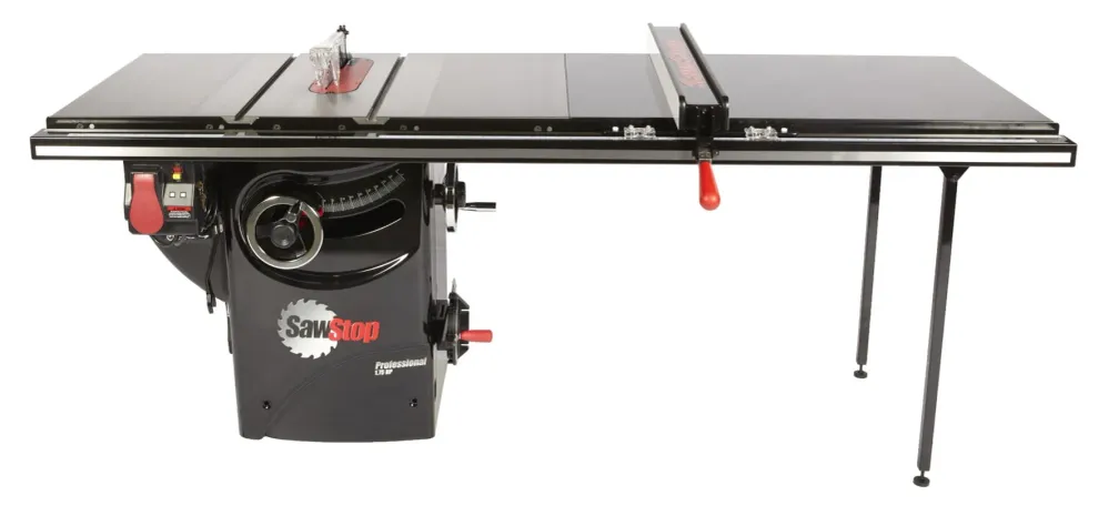 SAWSTOP Professional Cabinet Saw PCS™ 1.75HP 120V 60Hz 52" Deskundig T-Glide Fence System