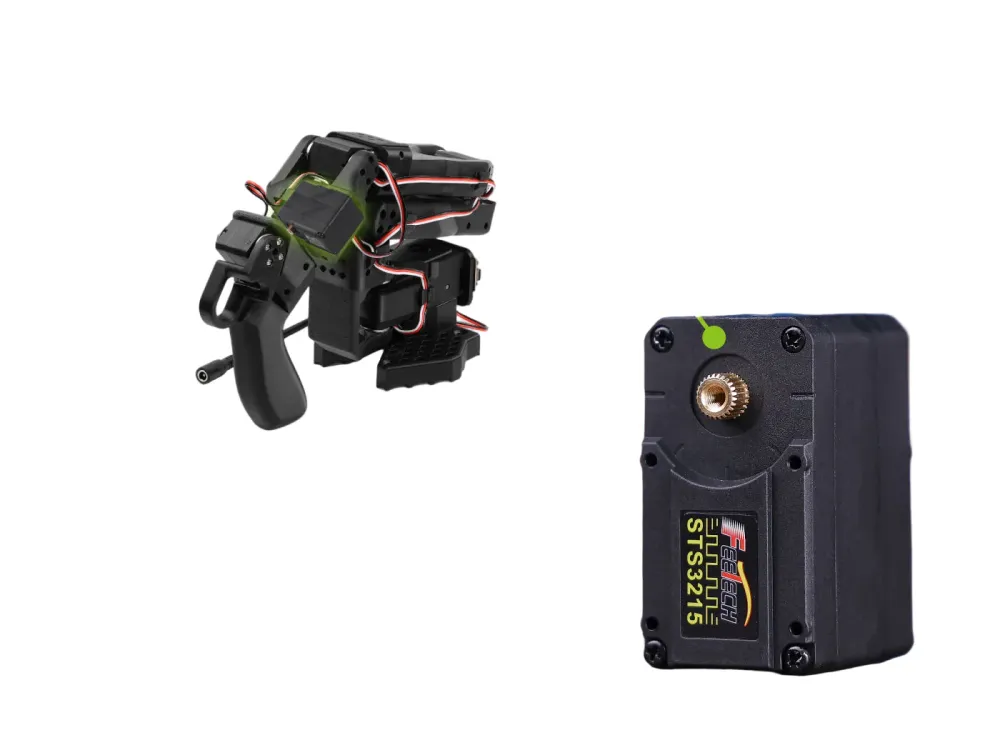 Feetech STS3215‑C047 Servo Motor, 12V 30 kg.cm Stall, Serial Bus, 1:345 Van metaal Gearbox, 12‑bit Sensor, 45.2×24.7×35mm
