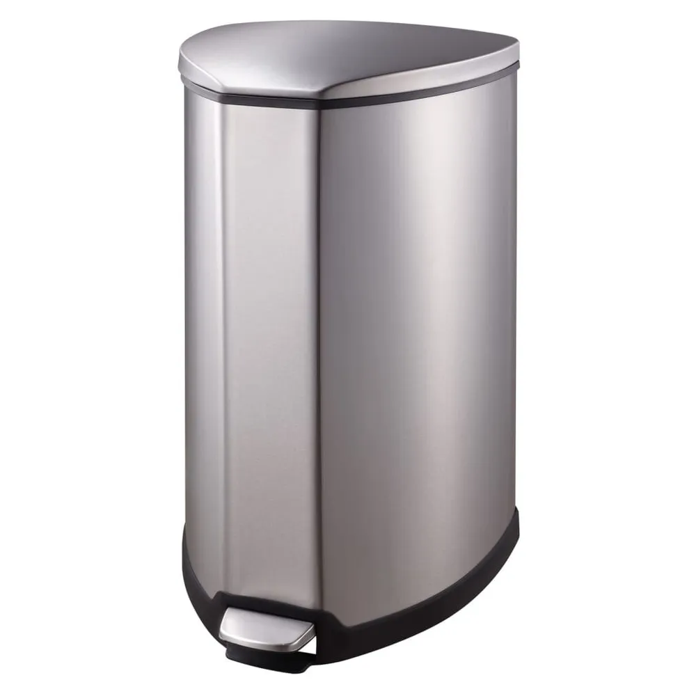 Premium Opbergsysteem EKO Pedaalemmer Grace 35 L matzilverkleurig