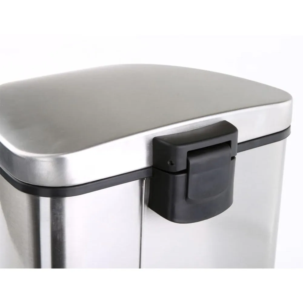 Premium Opbergsysteem EKO Pedaalemmer Grace 35 L matzilverkleurig