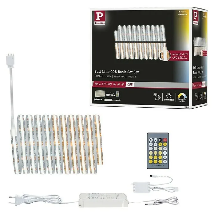 Paulmann MaxLED 500 Basisstel - 300 cm, Meerkleurig