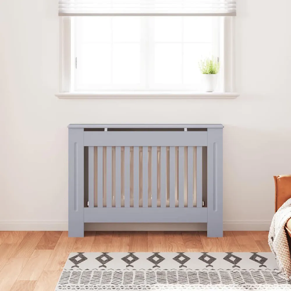 Radiatorombouw 112x19x81,5 cm MDF antraciet