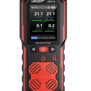 Gecertificeerde Noyafa JMS19 Tragbarer Handheld -Gasdetektor mit Leckerkennung und Alarm
