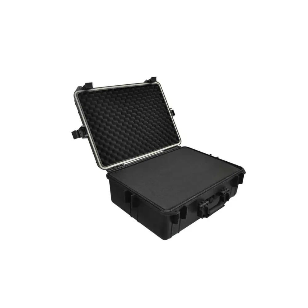 Hardcase transportkoffer met schuimvulling zwart Space Saving