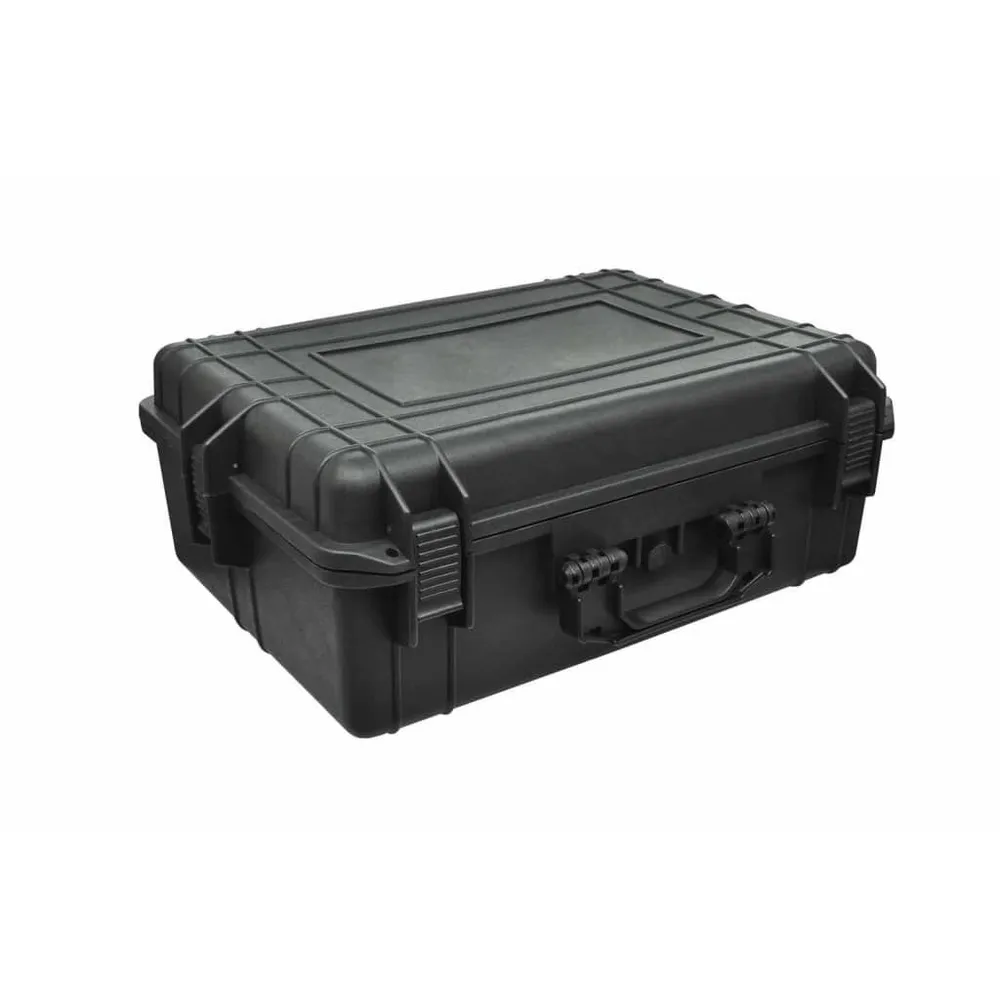 Hardcase transportkoffer met schuimvulling zwart Space Saving
