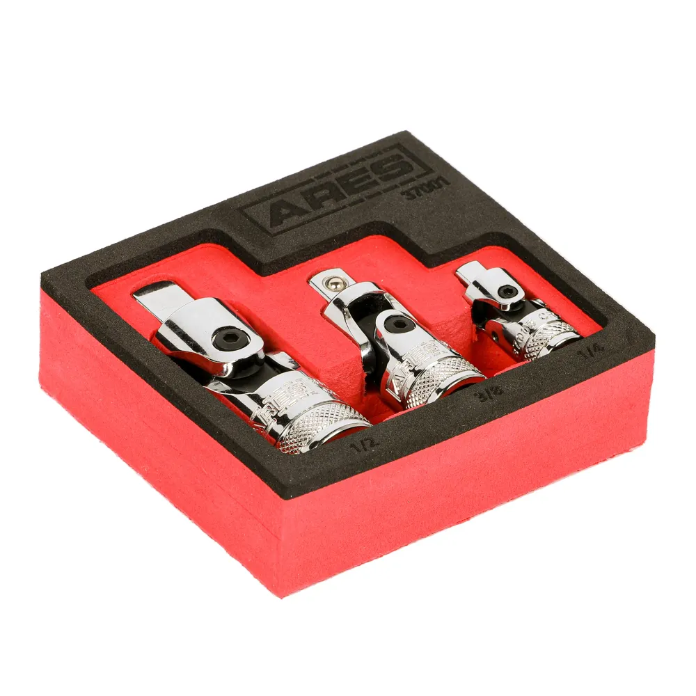 3-Piece Universal Joint Socket Set