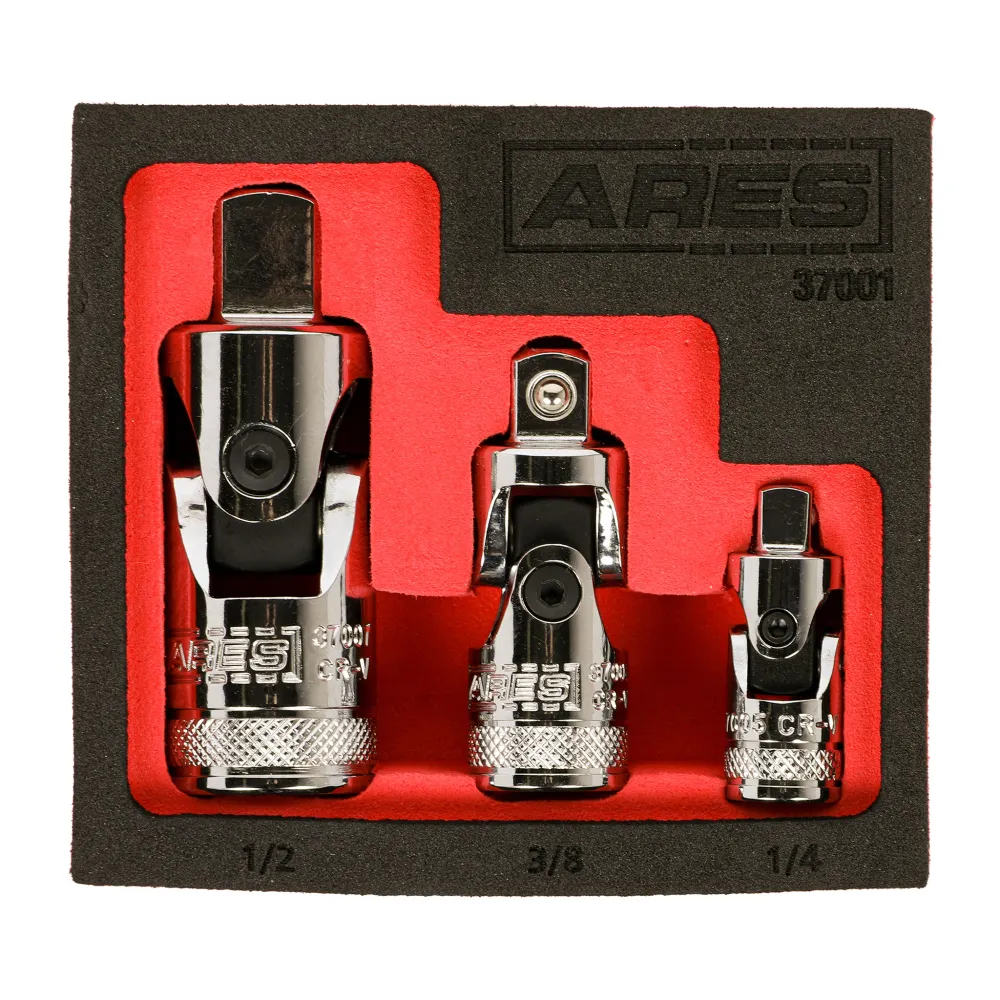 3-Piece Universal Joint Socket Set