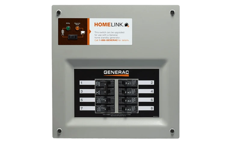 GENERAC HOMELINK™ 30A Traditioneel Transfer Switch Kit w/ Resin PIB & Cord
