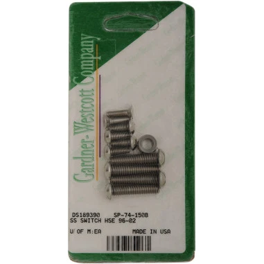 Tornillos Mandos Manillar Para Harley-Davidson Switch Housing Bolt Kit Roestvrij staal Stoomtrein