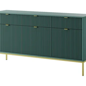 Dressoir AVON SB154 3D3D 154x39x83 Groen - Directe Montage