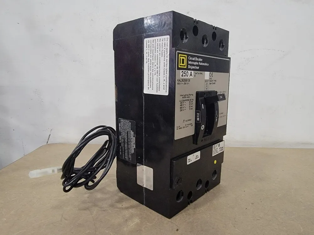 259 Amp, 3 Pole, 600 Volts Circuit Breaker KAL362506139