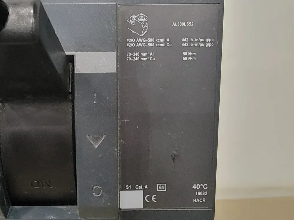 400 Amp, 3 Pole, 600 Volts Circuit Breaker LRM36400U33X