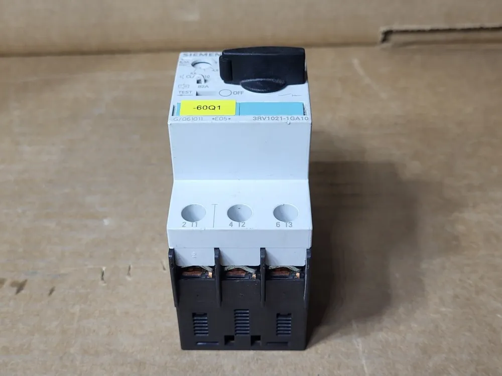 4.5-6.3 Amp, 3 Pole, 690 Volt Circuit Breaker 3RV1021-1GA10 - directe montage