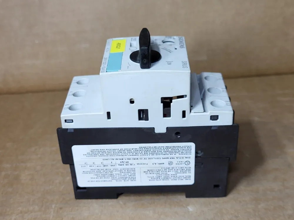 4.5-6.3 Amp, 3 Pole, 690 Volt Circuit Breaker 3RV1021-1GA10 - directe montage