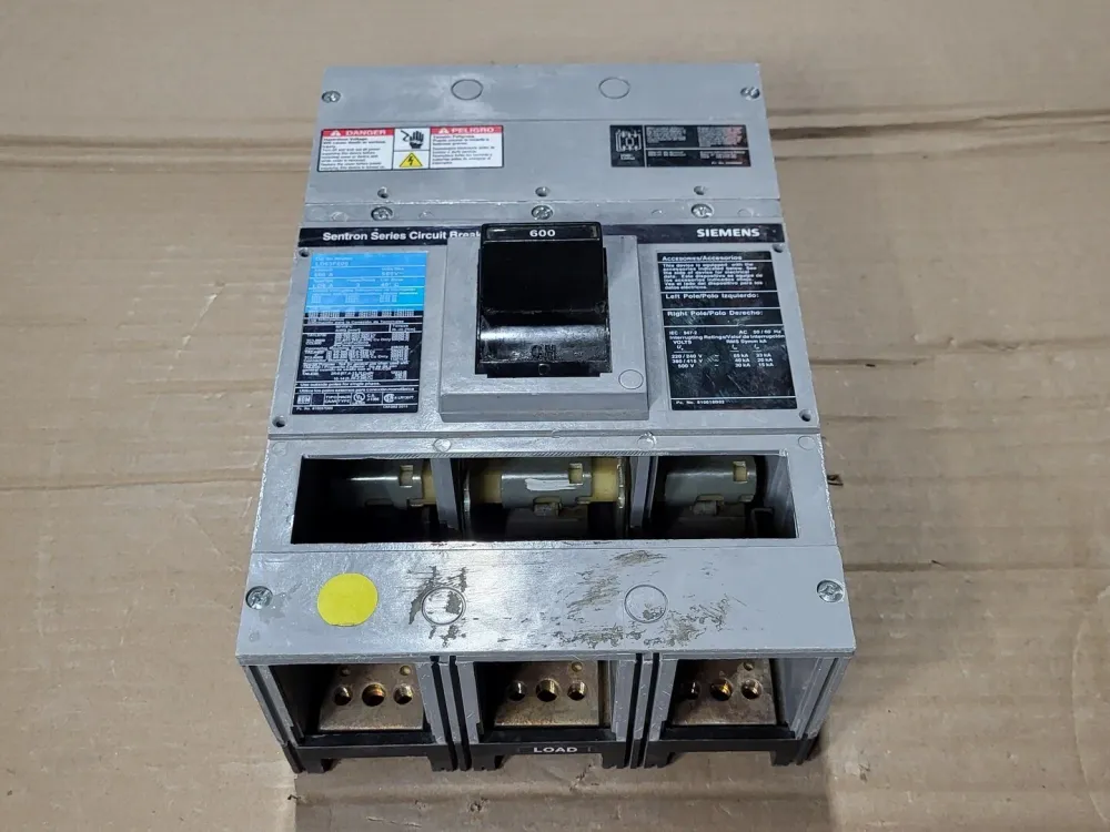 600 Amp, 3 Pole, 600 Volt Circuit Breaker LD63F600