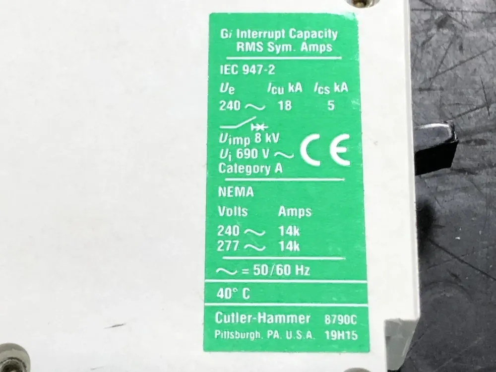 70 Amp, 1 Pole, 240 volts Circuit Breaker GI1070