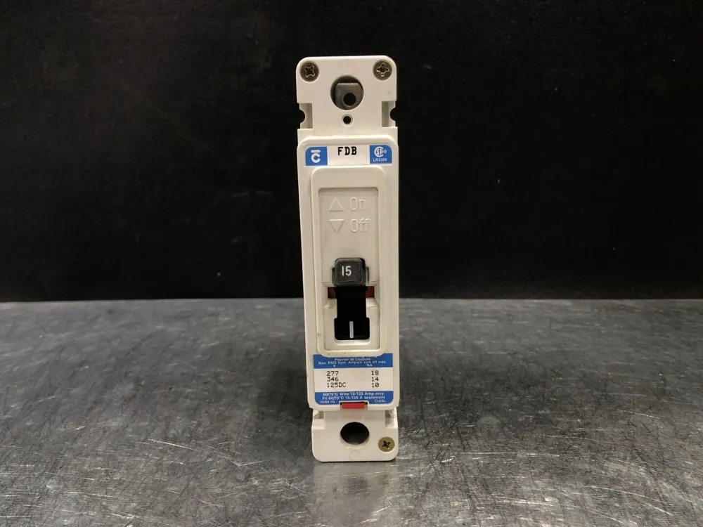 15 Amp, 1 Pole, 346 volts Circuit Breaker FDB1015