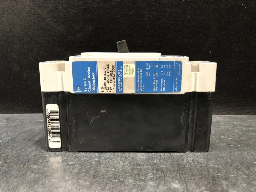 15 Amp, 1 Pole, 346 volts Circuit Breaker FDB1015