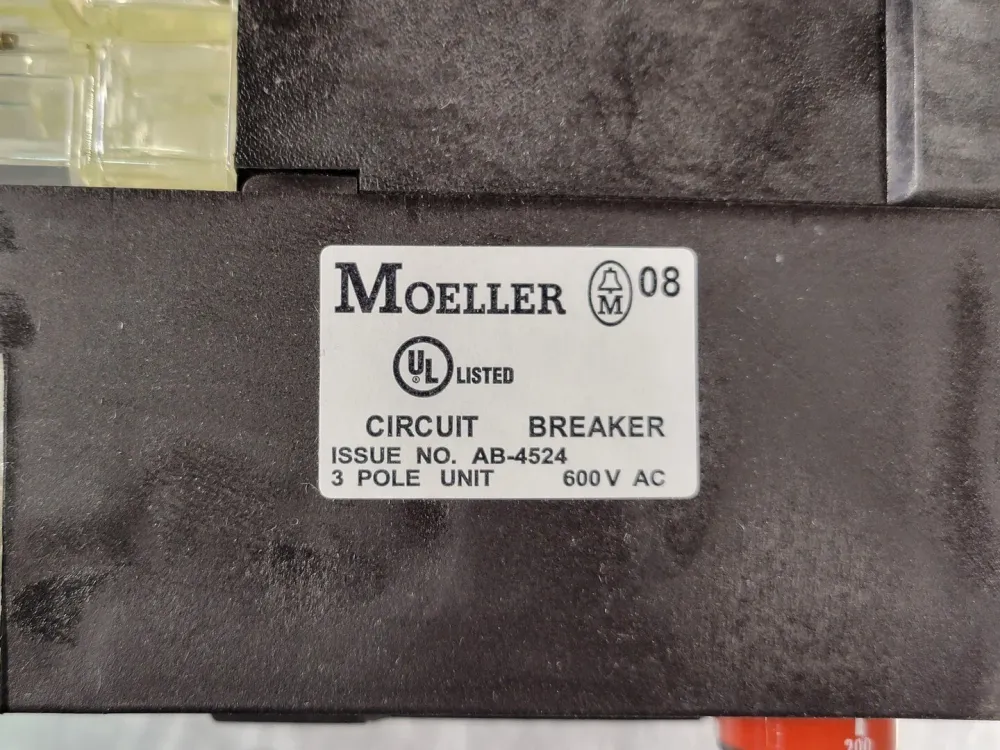 15 Amp, 3 Pole, 600 volts Circuit Breaker NZMH 6-63/ZM6a-15-NA