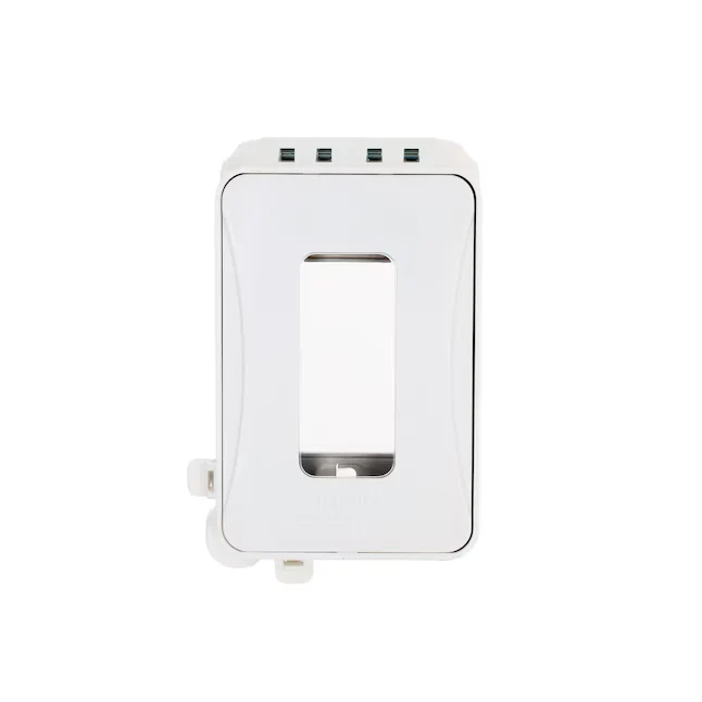Differentieel Hubbell TayMac 1-Gang Rectangle Parelmoer Plastic Weatherproof Electrical Box Cover