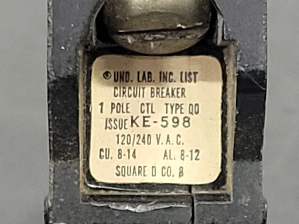 Huisinstallatie 15 Amp, 1 Pole, 120/240 volts Circuit Breaker QO115