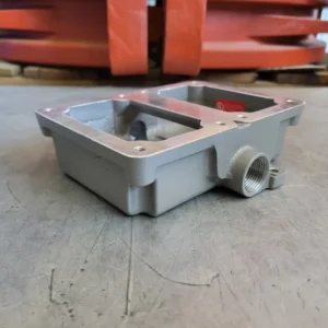 3/4" Lichtmetaal Feed-Thru, Double-Gang Splice Box FXB-11
