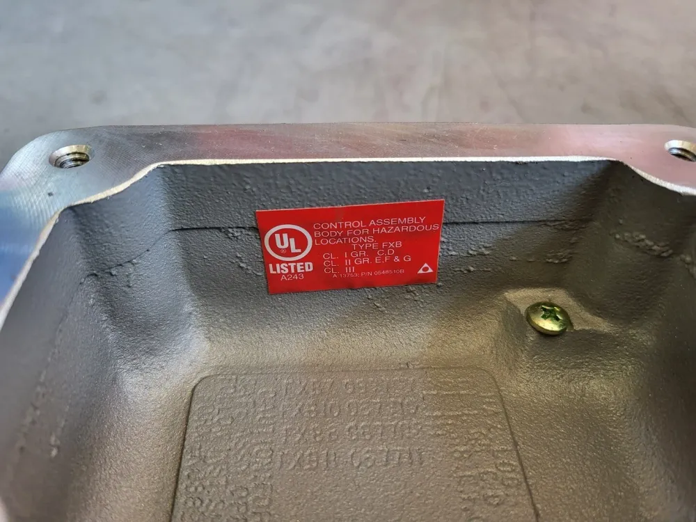 3/4" Lichtmetaal Feed-Thru, Double-Gang Splice Box FXB-11