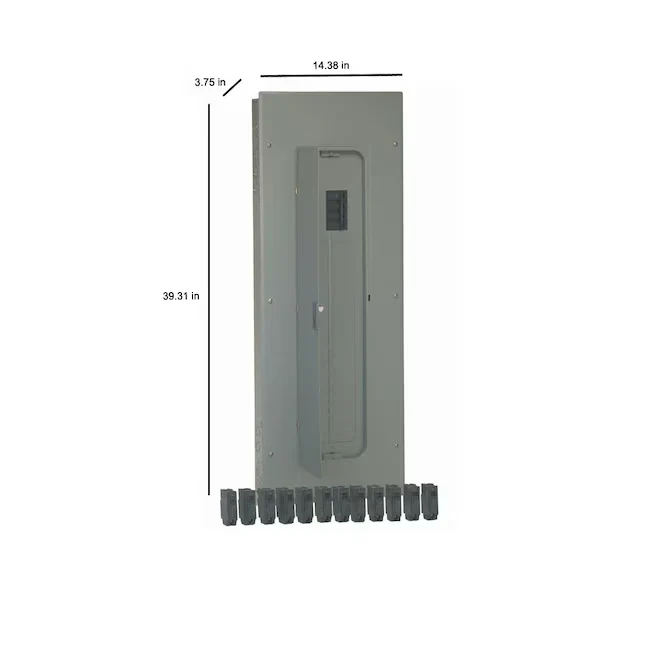 GE PowerMark Gouden 200-Amp 40-Spaces 40-Circuit Indoor Main Breaker Load Center (Value Pack)
