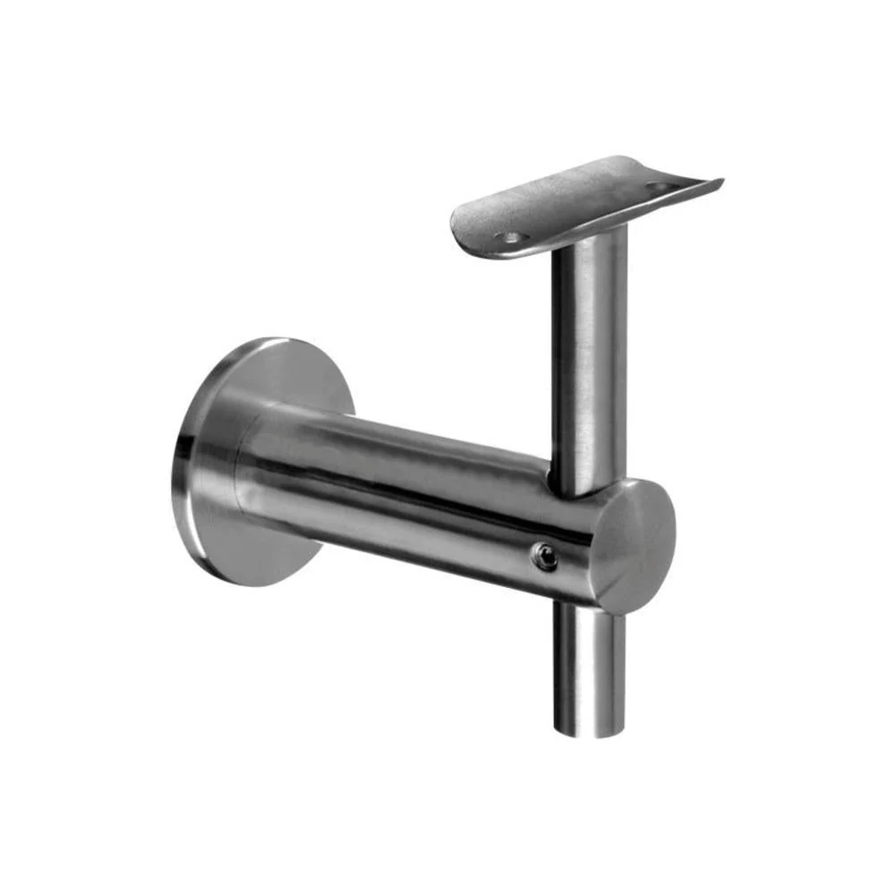 Q-Railing Bracket Round Profile Handrail (Round Profile, Height Aanpasbaar, Wall Mount,1-1/2'' clearance distance) (1-1/2'...
