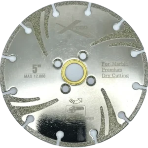 5" X .080" Xpeed Electroplated Marble Blade