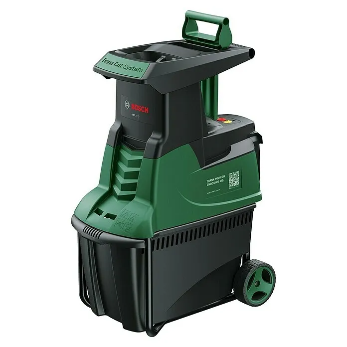 Bosch Elektrische fluisterhakselaar AXT 25 D - Max. takdikte: 4 cm, 2.500 W