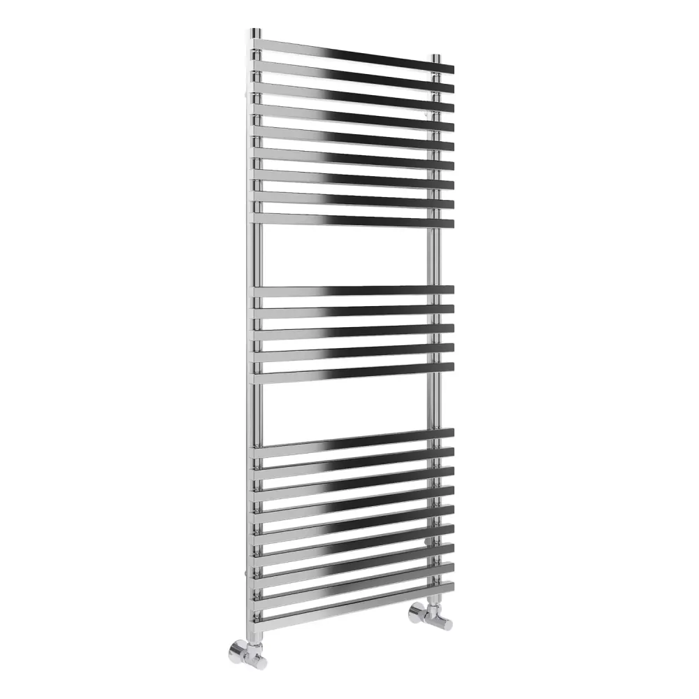Hydraulic towel warmer model Trapani Lazzarini 1170x500 straight - Chroom