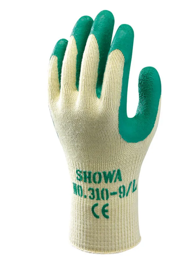 Showa werkhandschoenen - Grip 310 - latex/groene palm - maat XXL/11