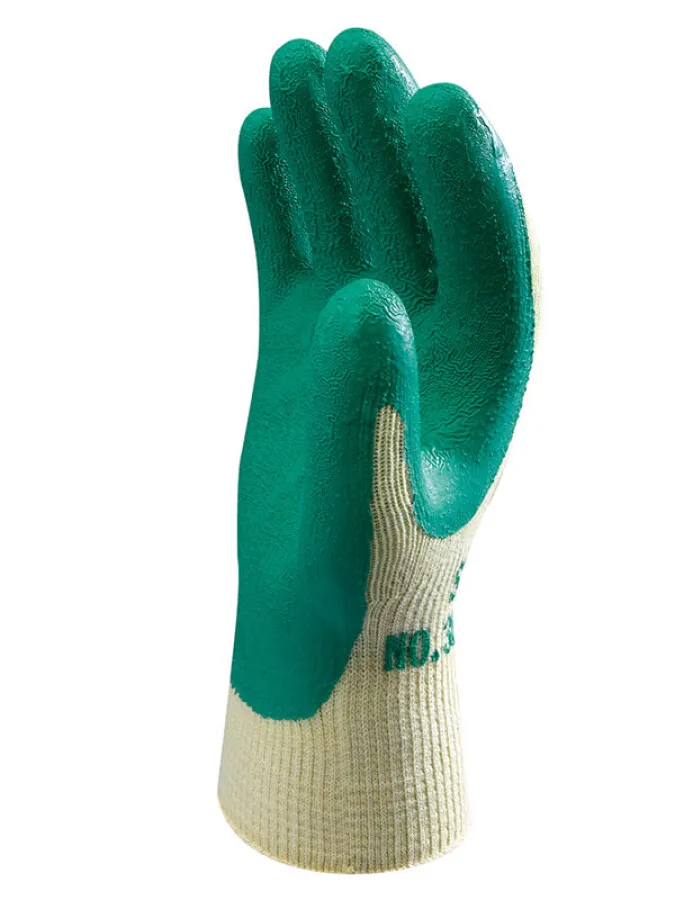 Showa werkhandschoenen - Grip 310 - latex/groene palm - maat XXL/11