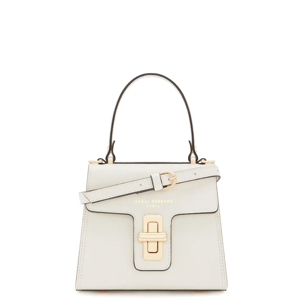 Femme Forte Simone Pocket witte leren handtas van kalfsleer