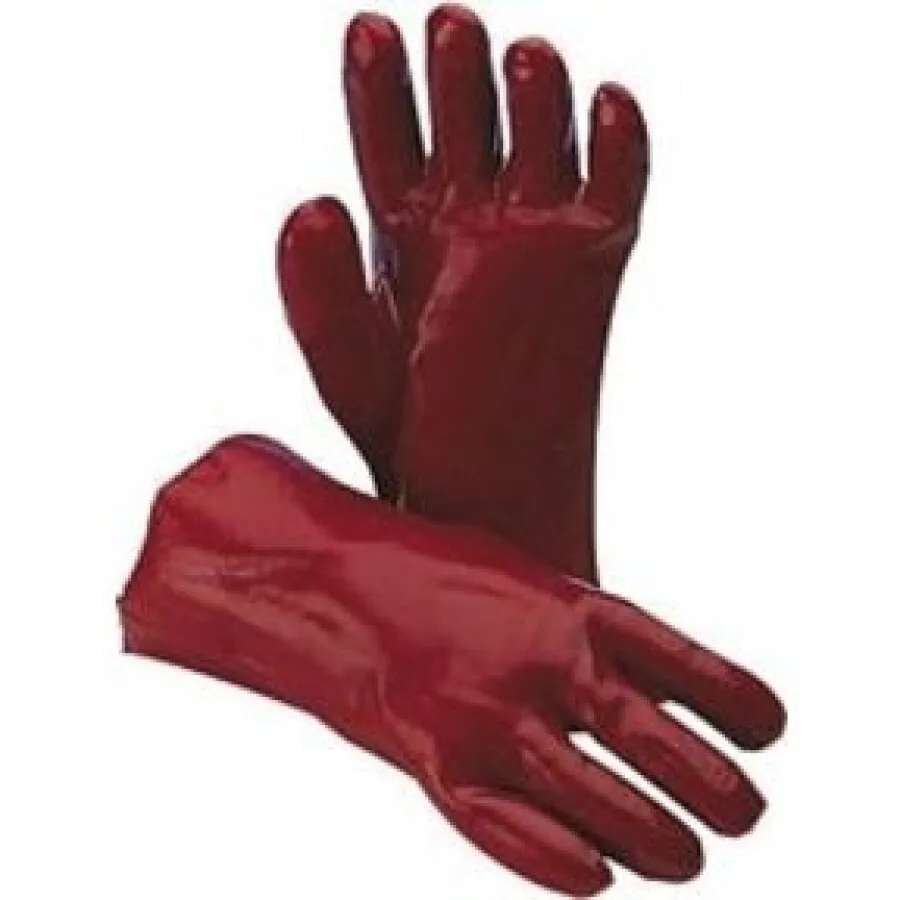 Handschoenen VINYL - rood 35cm - 1.17.035.00