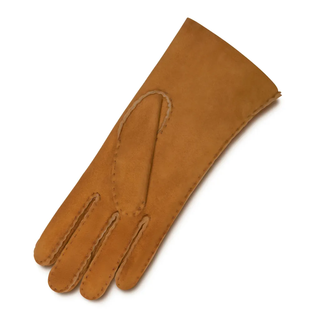 Honoré Zenia cognac leren handschoenen van geitenleer