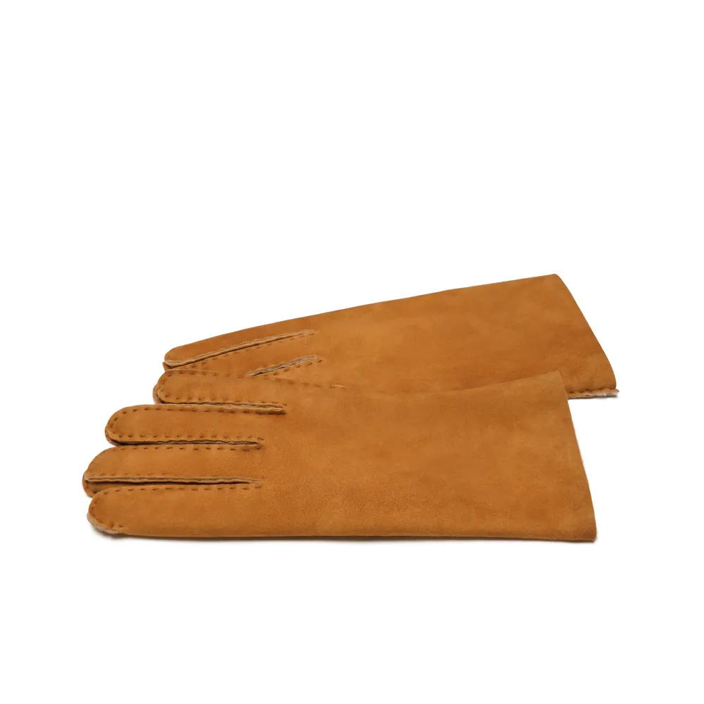 Honoré Zenia cognac leren handschoenen van geitenleer