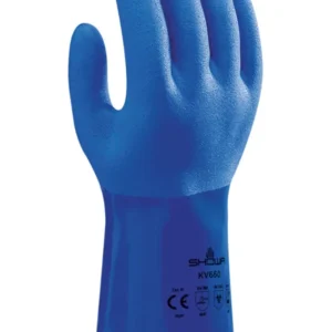 Showa 660 chemische beschermingshandschoen blauw maat L