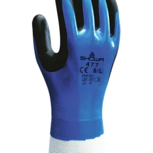 Showa handschoenen - 477 - maat XXL - blauw / zwart - nitril - thermisch