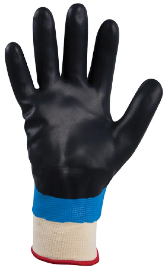 Showa handschoenen - 477 - maat XXL - blauw / zwart - nitril - thermisch